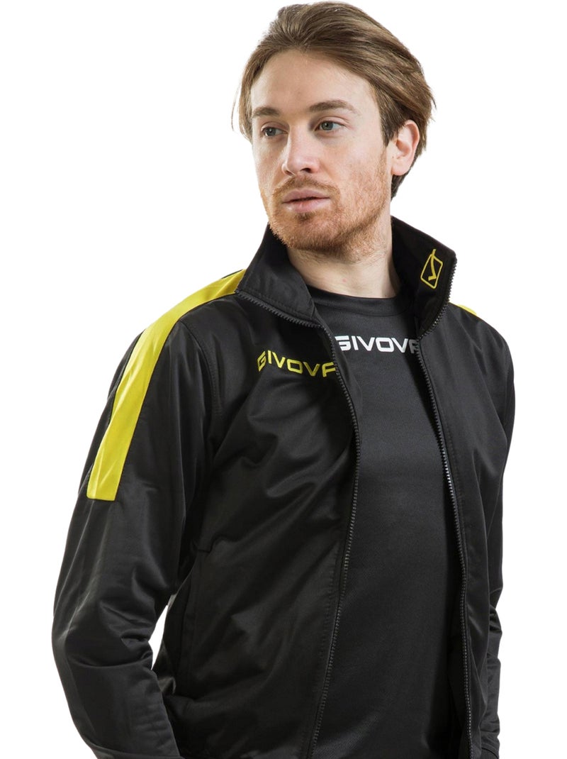 Ensemble de survêtement tuta revolution - givova Noir Jaune - Kiabi