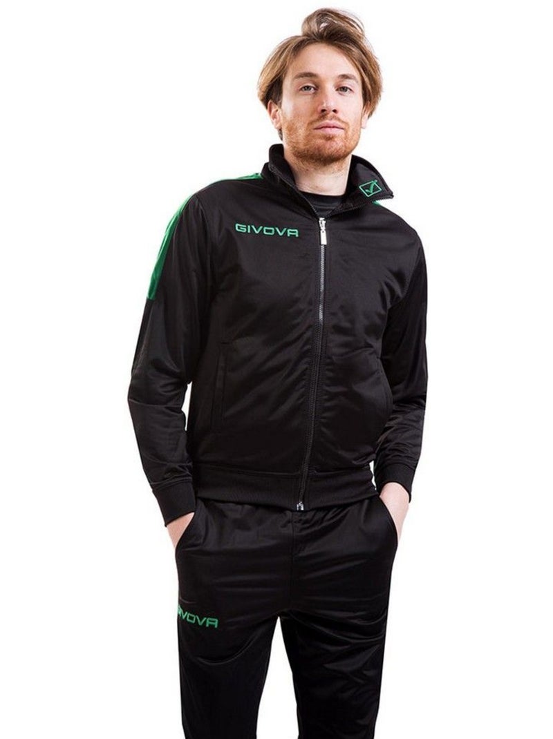 Ensemble de survêtement tuta revolution - givova Noir Vert - Kiabi