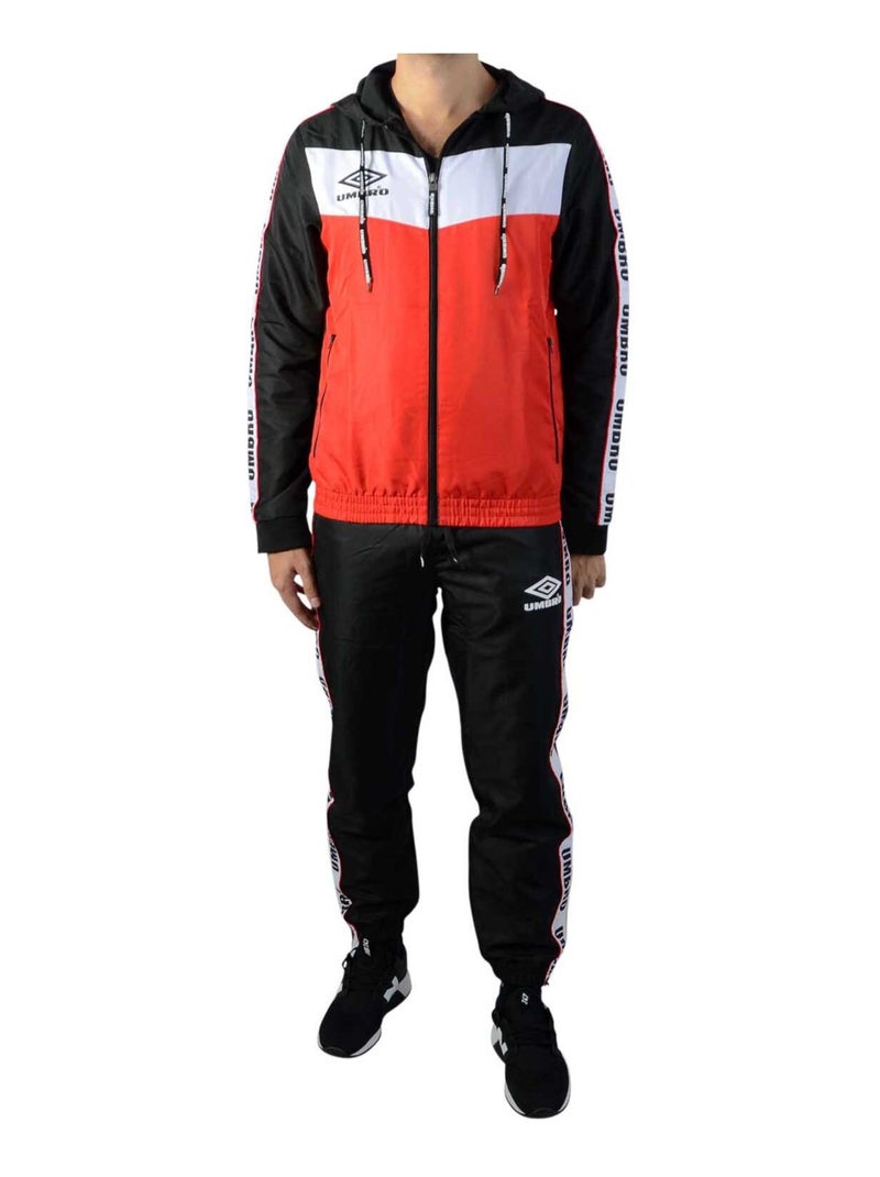 Ensemble de Survêtement Umbro Street Noir Rouge - Kiabi