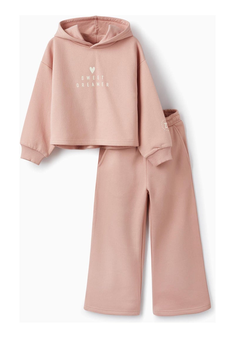 Ensemble de sweat à capuche et de pantalon de sport rose SWEET FROSTY DREAMS Rose - Kiabi