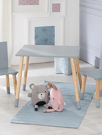 Ensemble de table et 2 chaises enfant en bois - Design scandinave 'Roba'