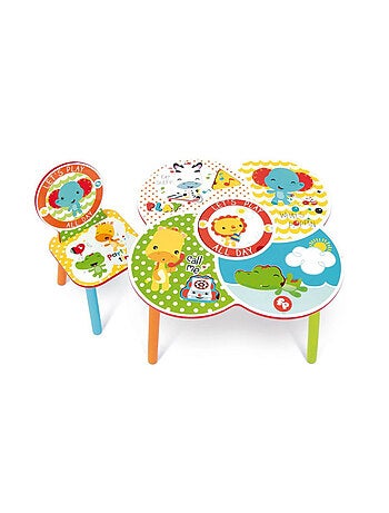 Ensemble de table et chaise en bois Animaux - lets play all day