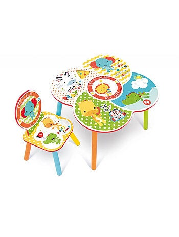 Ensemble de table et chaise en bois Animaux - lets play all day