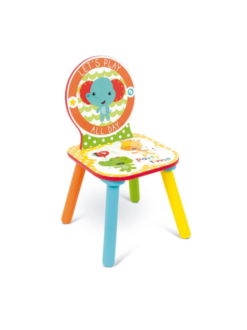Ensemble de table et chaise en bois Animaux - lets play all day Multicolore - Kiabi