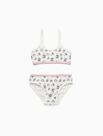 Ensemble de top et culottes avec stitch et angel