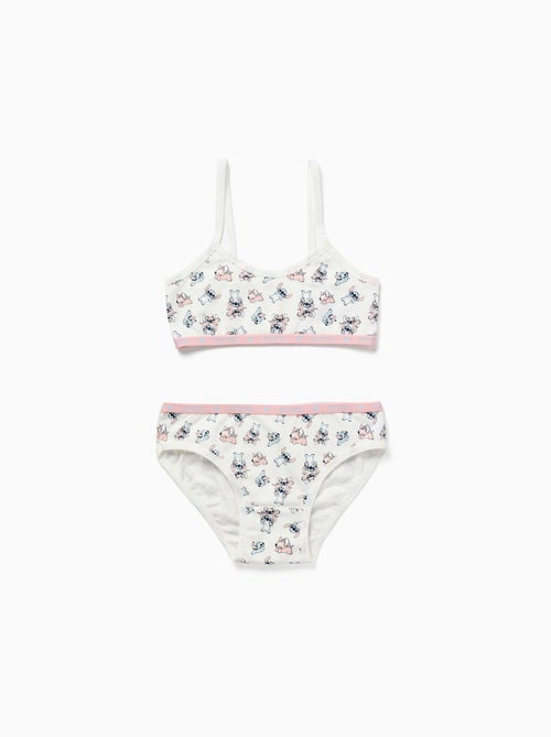 Ensemble de top et culottes avec stitch et angel - Kiabi Ensemble de top et culottes avec stitch et angel - Kiabi