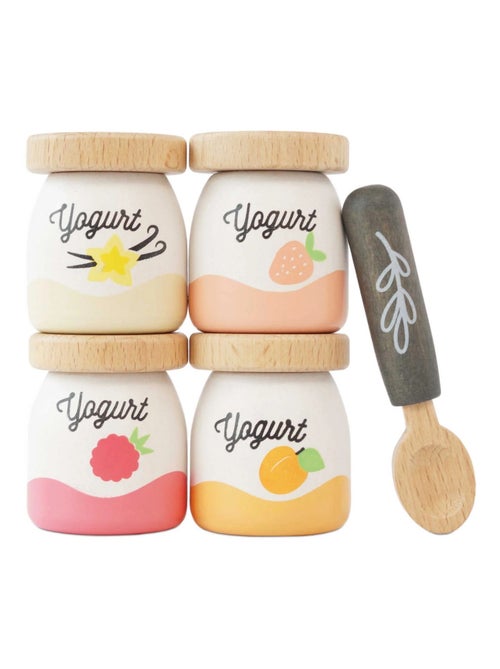 Ensemble de yaourts en bois - Kiabi