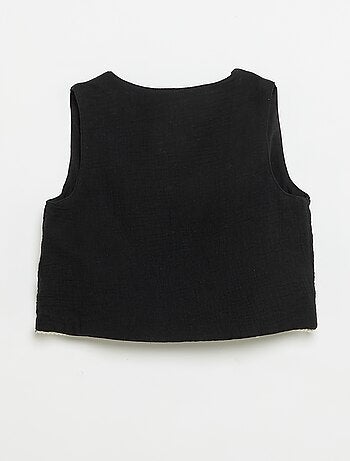 Ensemble débardeur + gilet sans manches
