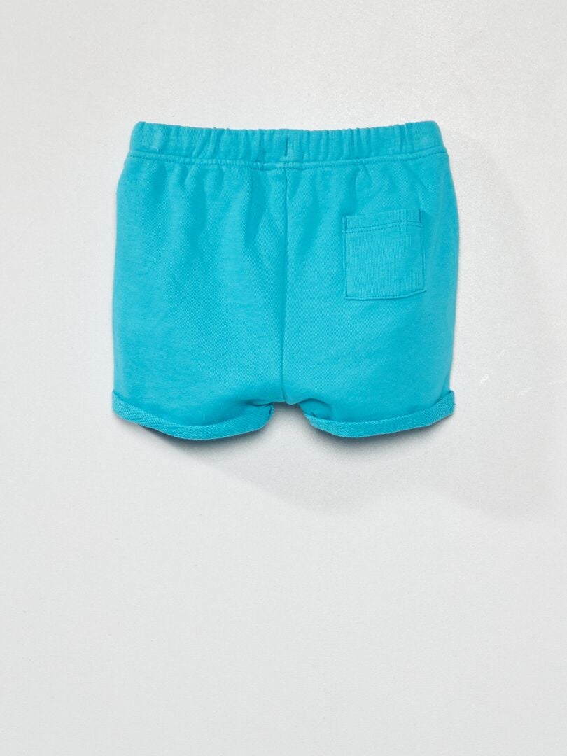 Ensemble débardeur imprimé + short en french terry Bleu - Kiabi
