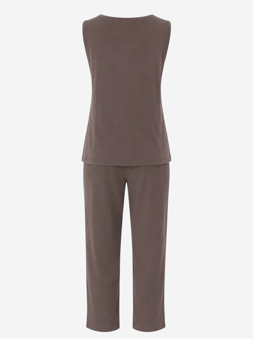 Ensemble débardeur sans manches et pantalon à jambe large mixray - Kiabi Ensemble débardeur sans manches et pantalon à jambe large mixray - Kiabi