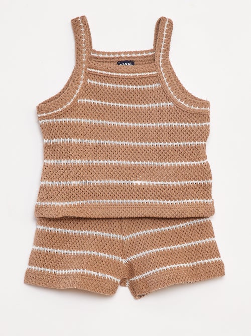 Ensemble débardeur + short - 2 pièces - Kiabi