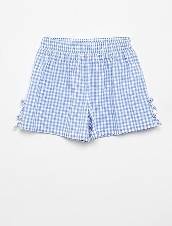 Ensemble débardeur + short à motif Vichy - 2 pièces