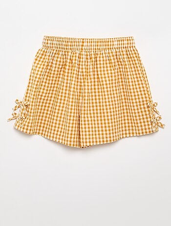 Ensemble débardeur + short à motif Vichy - 2 pièces