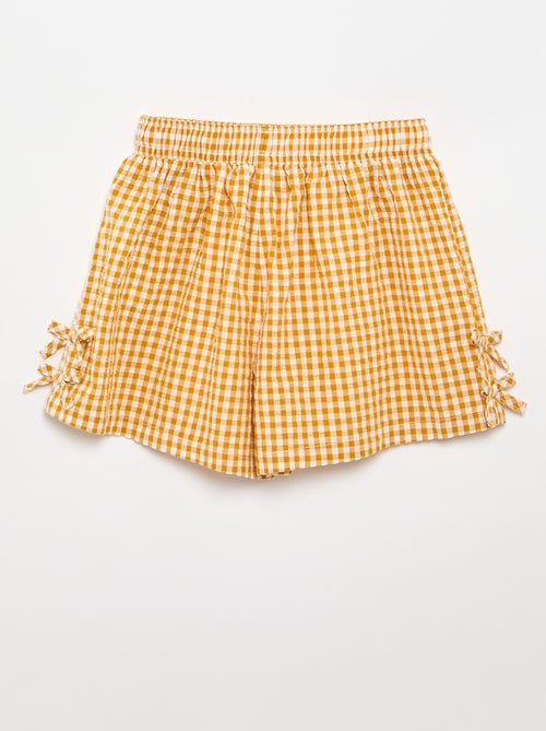 Ensemble débardeur + short à motif Vichy - 2 pièces - Kiabi