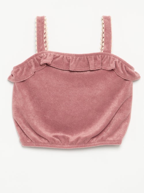Ensemble débardeur + short en éponge - 2 pièces - Kiabi