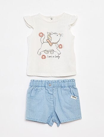 Ensemble débardeur + short imprimé 'Minnie'