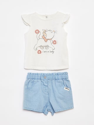 Ensemble débardeur + short imprimé 'Marie'