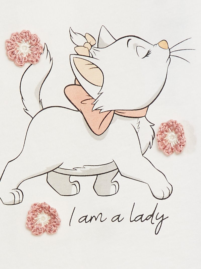 Ensemble débardeur + short imprimé 'Marie' Blanc - Kiabi