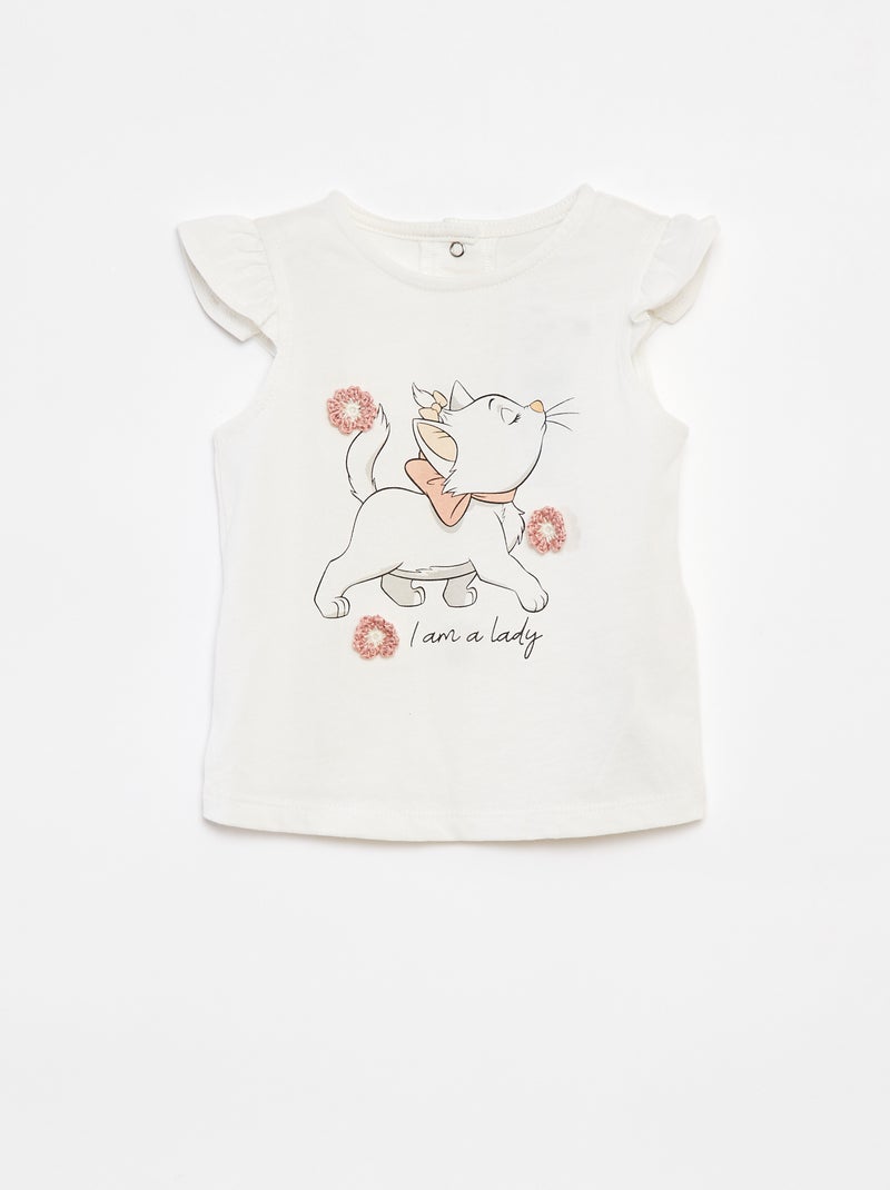 Ensemble débardeur + short imprimé 'Marie' Blanc - Kiabi