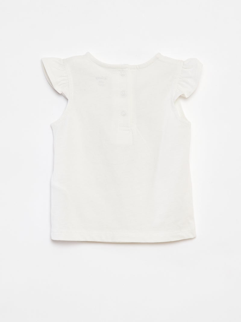 Ensemble débardeur + short imprimé 'Marie' Blanc - Kiabi