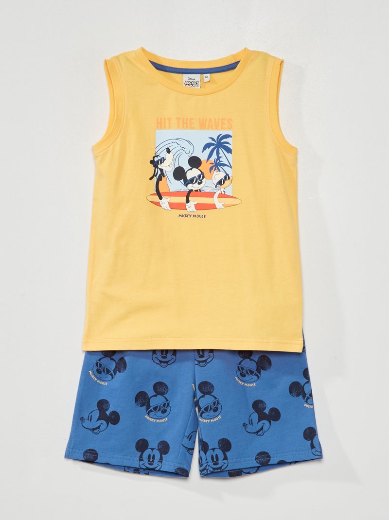 Ensemble débardeur + short 'Mickey' - 2 pièces Orange - Kiabi