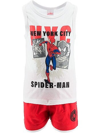 Ensemble débardeur + short spiderman| licence officielle