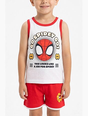 Ensemble Débardeur + Short Spidey| Licence Officielle