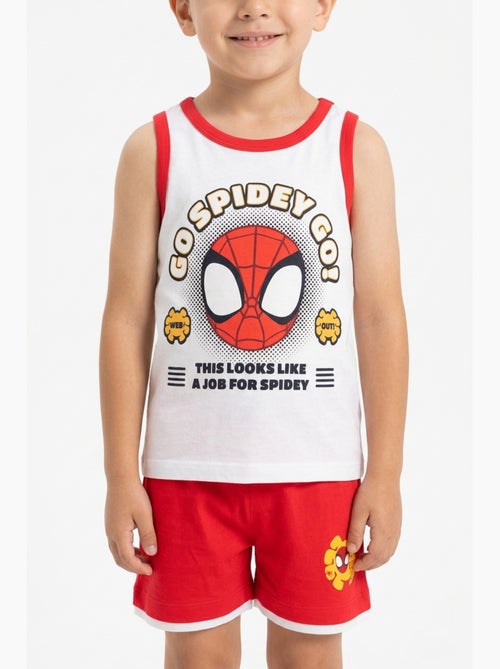 Ensemble Débardeur + Short Spidey| Licence Officielle - Kiabi Ensemble Débardeur + Short Spidey| Licence Officielle - Kiabi