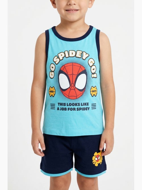 Ensemble Débardeur + Short Spidey| Licence Officielle - Kiabi Ensemble Débardeur + Short Spidey| Licence Officielle - Kiabi