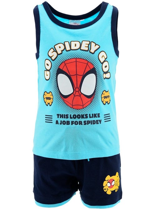 Ensemble Débardeur + Short Spidey| Licence Officielle - Kiabi Ensemble Débardeur + Short Spidey| Licence Officielle - Kiabi