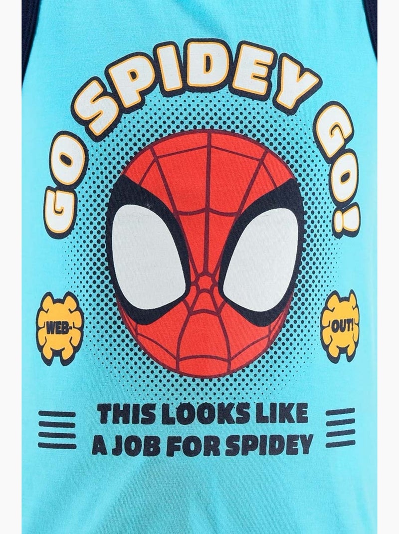 Ensemble Débardeur + Short Spidey| Licence Officielle Bleu - Kiabi
