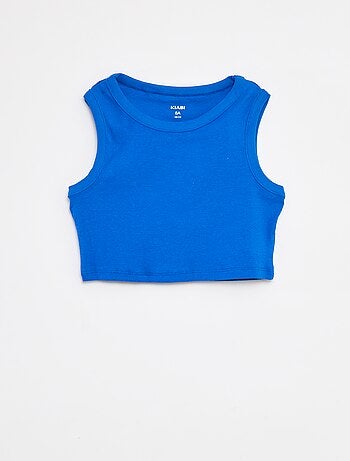 Ensemble débardeur + short uni - 2 pièces