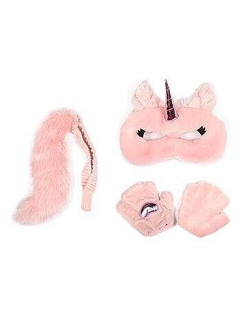 Ensemble déguisement en peluche pour enfant Licorne