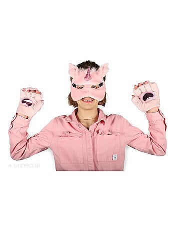 Ensemble déguisement en peluche pour enfant Licorne