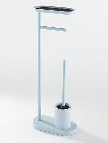 Ensemble dérouleur brosse WC et repose téléphone métal BATHROOM