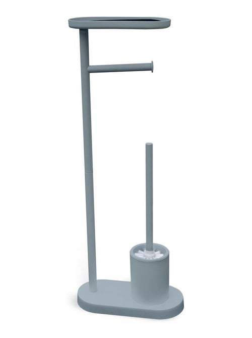 Ensemble dérouleur brosse WC et repose téléphone métal BATHROOM - Kiabi