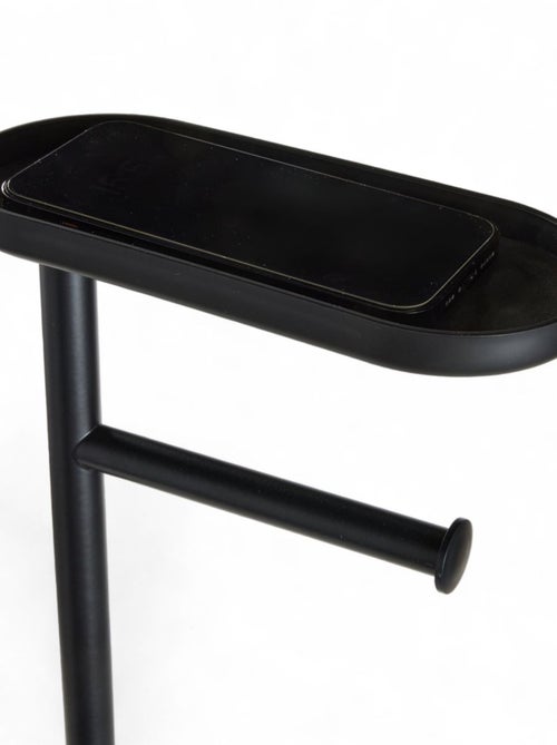 Ensemble dérouleur brosse WC et repose téléphone métal BATHROOM - Kiabi Ensemble dérouleur brosse WC et repose téléphone métal BATHROOM - Kiabi