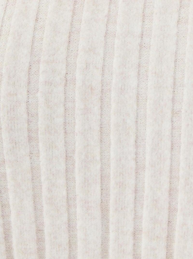 Ensemble détente Thermolactyl en maille côtelée - Damart Blanc cassé - Kiabi