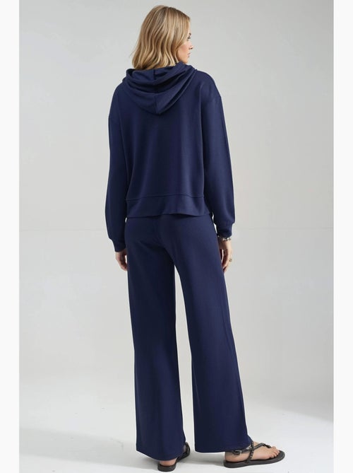 Ensemble deux pièces à capuche, taille haute et jambes larges hiccup - Kiabi Ensemble deux pièces à capuche, taille haute et jambes larges hiccup - Kiabi