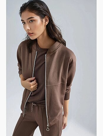Ensemble deux pièces à capuche, taille haute et jambes larges hiccup