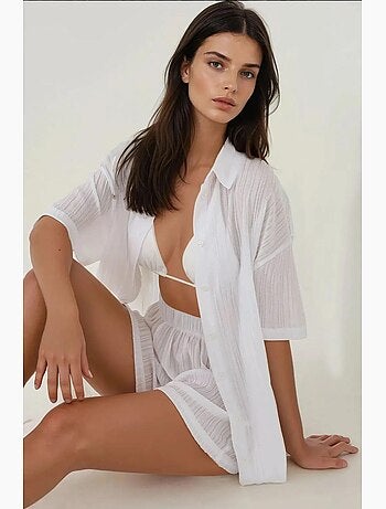 Ensemble deux pièces à col chemise rayé hiccup