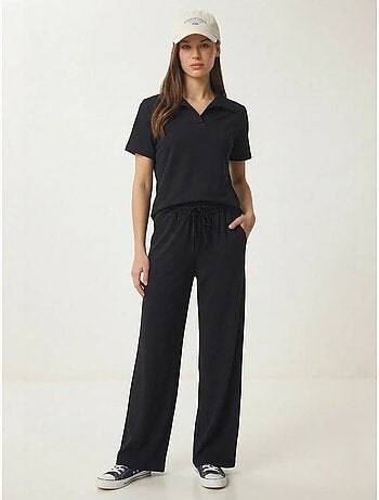 Ensemble deux pièces à col polo taille mi-haute istanbul