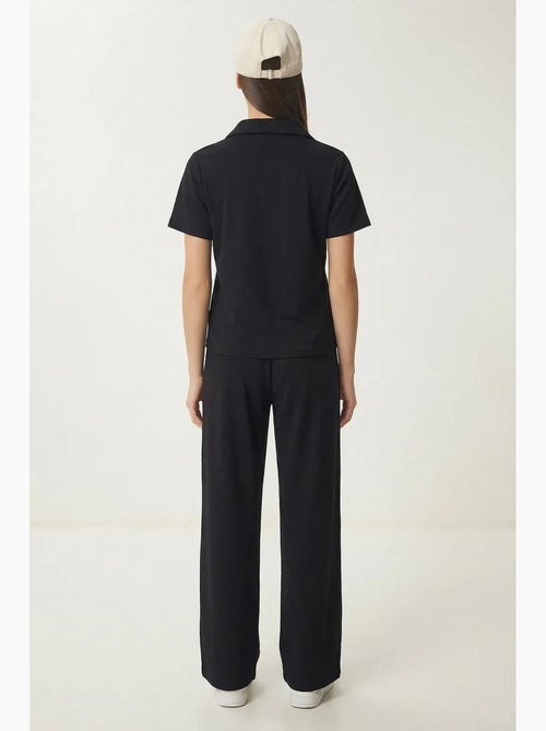 Ensemble deux pièces à col polo taille mi-haute istanbul - Kiabi Ensemble deux pièces à col polo taille mi-haute istanbul - Kiabi