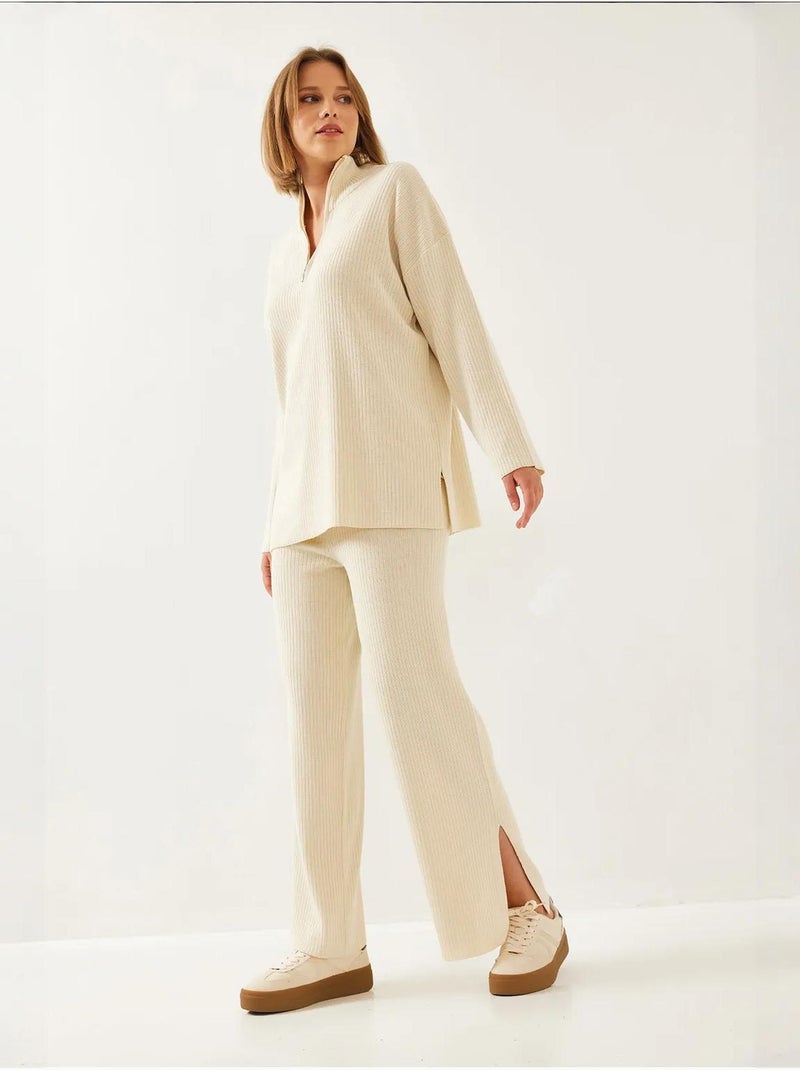 Ensemble deux pièces à manches longues bianco lucci Beige argile - Kiabi