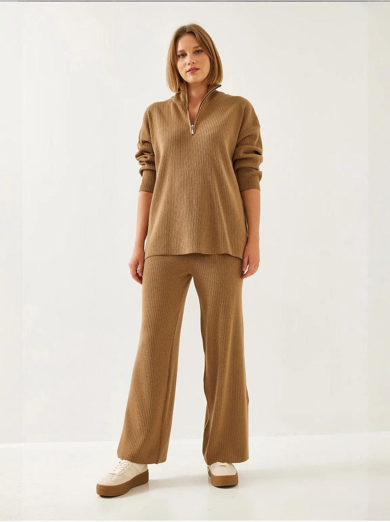 Ensemble deux pièces à manches longues bianco lucci Camel - Kiabi
