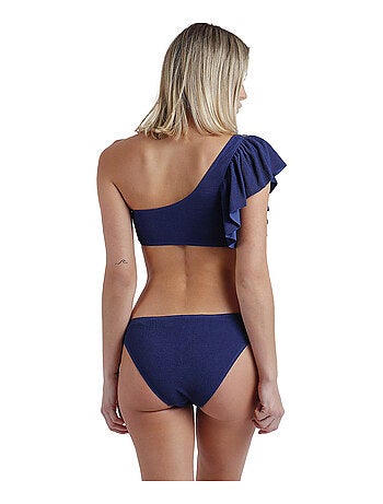 Ensemble deux pièces bikini asymétrique préformé à volants Estructura