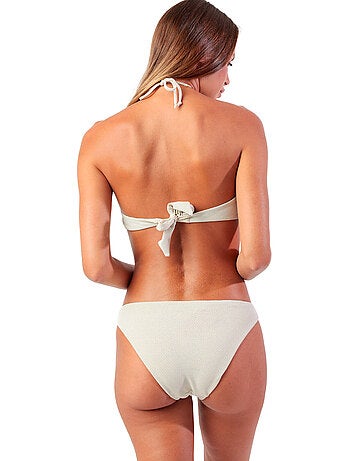 Ensemble deux pièces bikini bandeau golden vibes