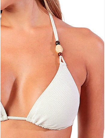 Ensemble deux pièces bikini triangle golden vibes