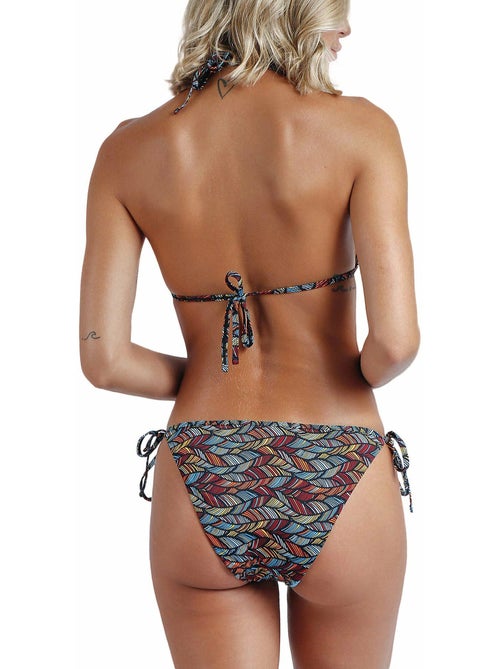 Ensemble deux pièces bikini triangle push-up Ethnic Feathers - Kiabi