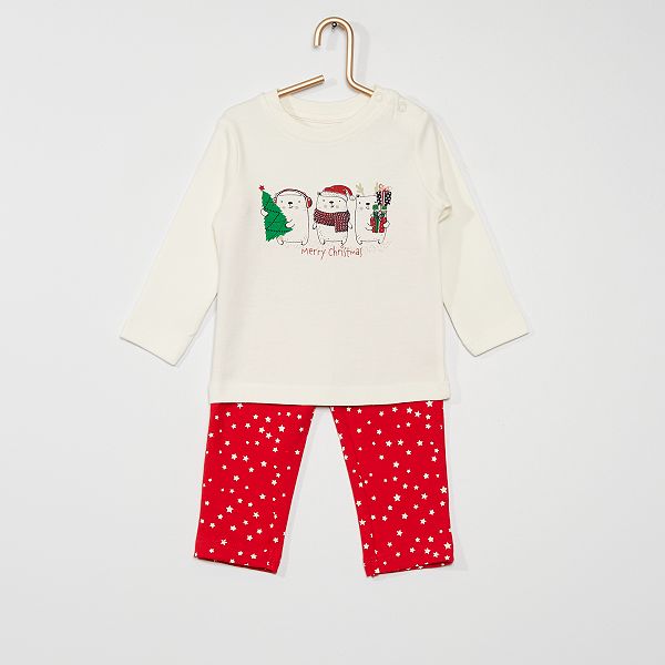 Ensemble Noel Bebe Fille Rouge Kiabi 11 00